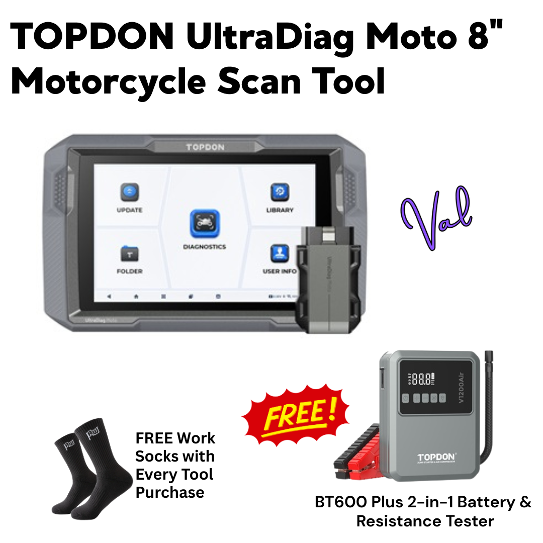 TOPDON UltraDiag Moto 8" Motorcycle Scan Tool
