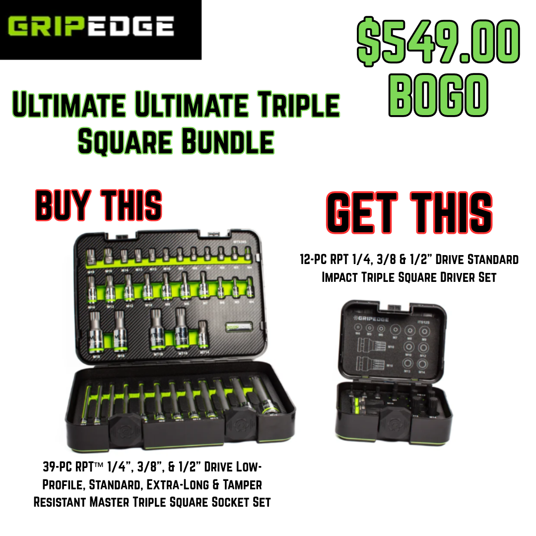 GripEdge | Ultimate Triple Square Bundle