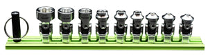 VIM Tools 9 Piece Dual Drive Stubby Universal E-Torx Socket Set (DDSUJET400)