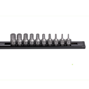 GRIPEDGE 10-PC RPT 1/4'' Drive Low-Profile Metric Hex Dual Action Driver Bit Set Part #DDHAM10S