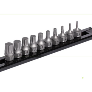 GRIPEDGE 10-PC RPT 1/4'' Drive Low-Profile Metric Hex Dual Action Driver Bit Set Part #DDHAM10S