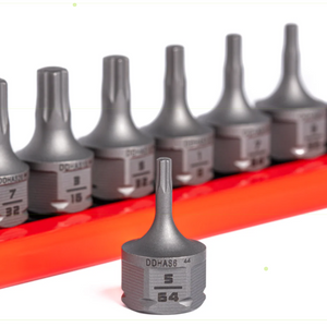 GRIPEDGE 10-PC RPT 1/4'' Drive Low-Profile SAE Hex Dual Action Driver Bit Set Part #DDHAS10S
