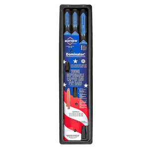 Mayhew 3-PC Dominator Curved Pry Bar Set Blue