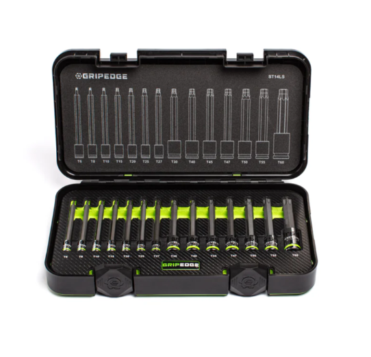 GRIPEDGE 14-PC RPT Long Star Driver Set Part #ST14LS