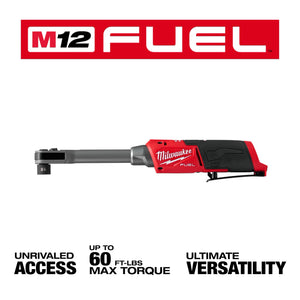 Milwaukee M12 FUEL INSIDER Extended Reach Box Ratchet Kit 3050-21 - view 3
