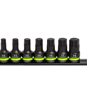 GRIPEDGE RPT Impact Hex Driver Set - 7-Pc 3/8’’ Drive Short Metric Part #IHBM7S