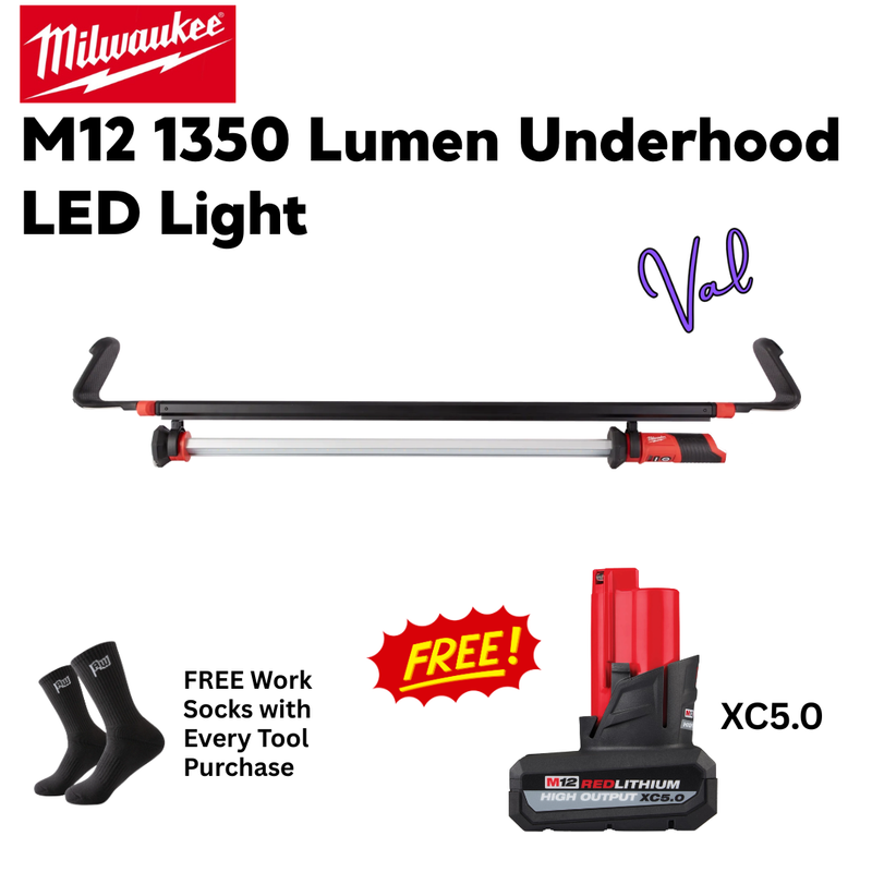 Milwaukee M12 1350 Lumen Underhood LED Light