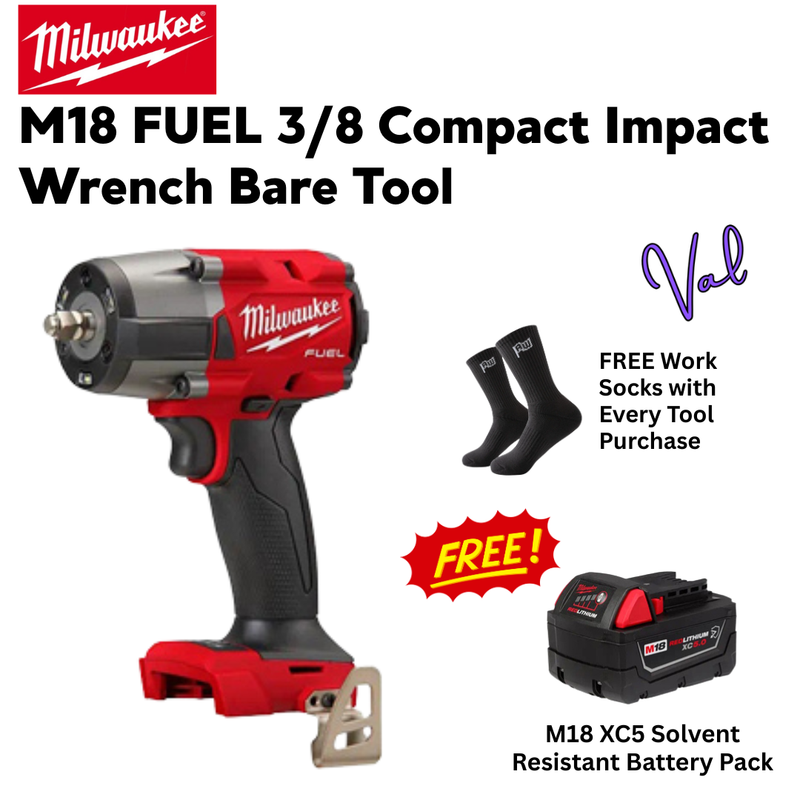 Milwaukee M18 FUEL 3/8 Compact Impact Wrench Bare Tool