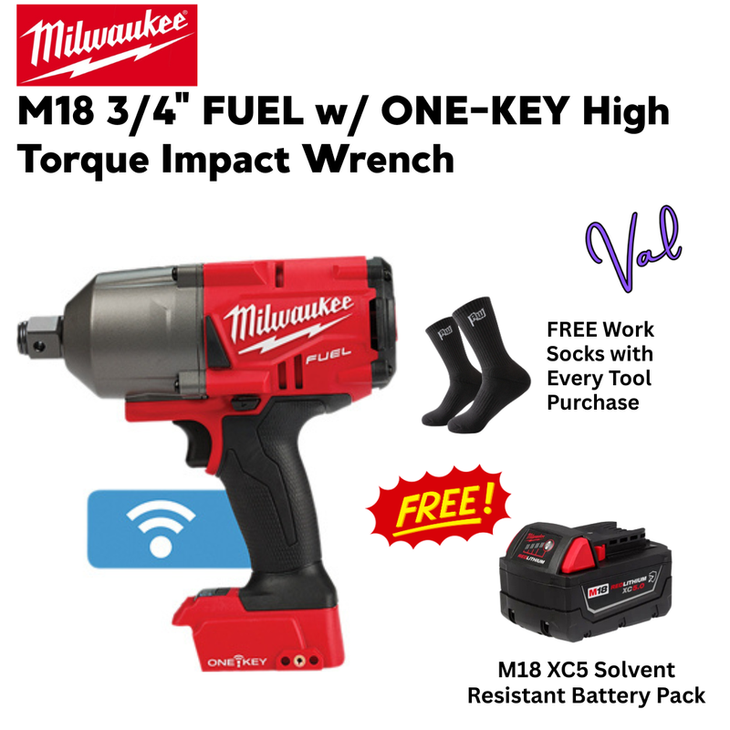 Milwaukee M18 3/4" FUEL w/ ONE-KEY High Torque Impact Wrench