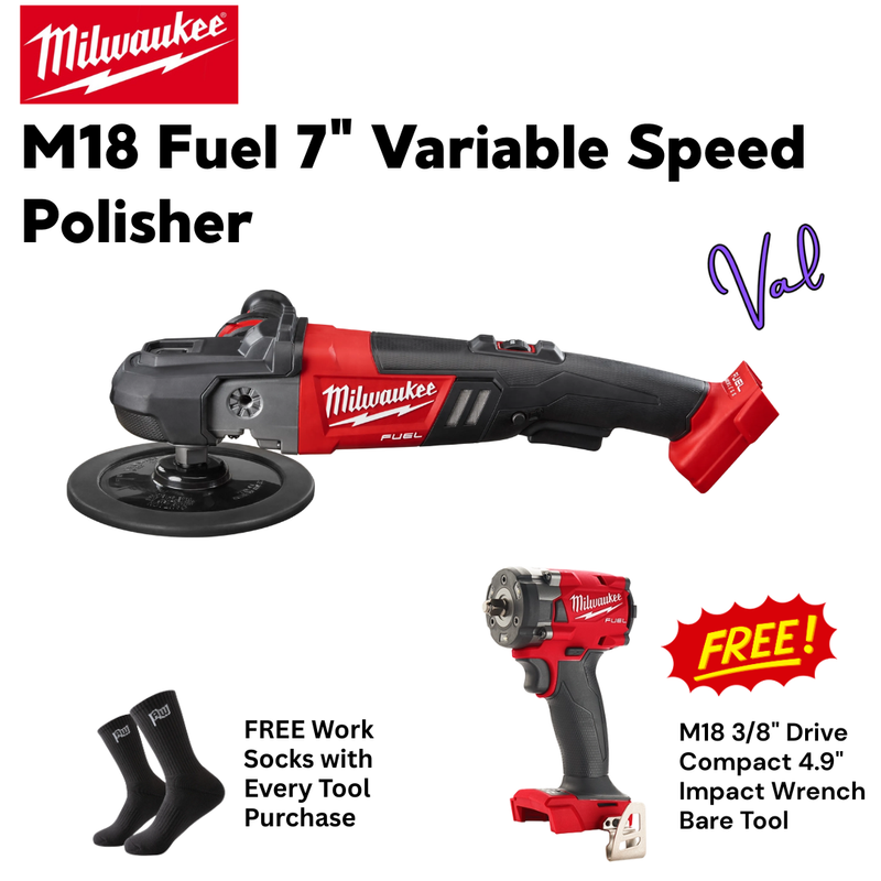 Milwaukee M18 Fuel 7" Variable Speed Polisher