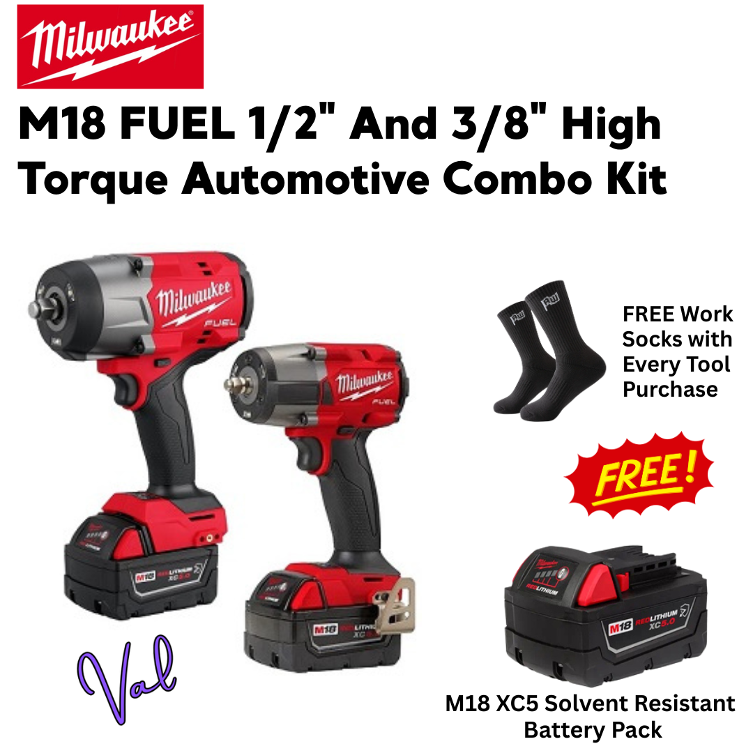 Milwaukee M18 FUEL impact wrench combo kit deal at Val Tools