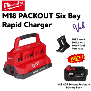 Milwaukee M18 PACKOUT Six Bay Rapid Charger