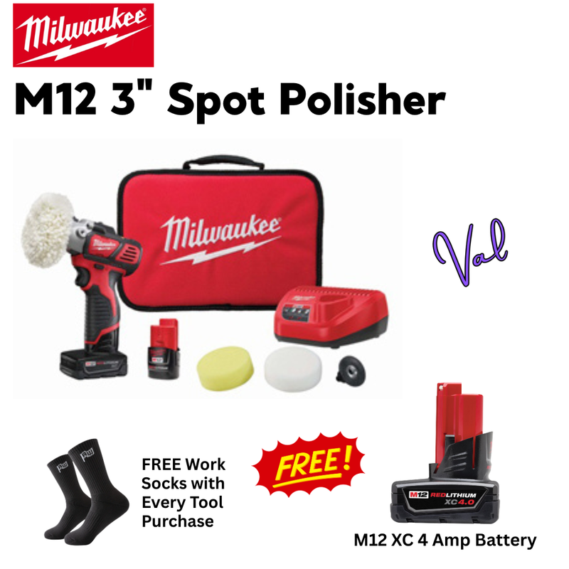 Milwaukee M12 3" Spot Polisher