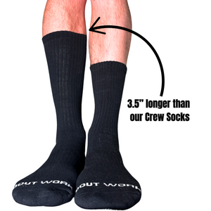 Boot Length Cotton Work Socks