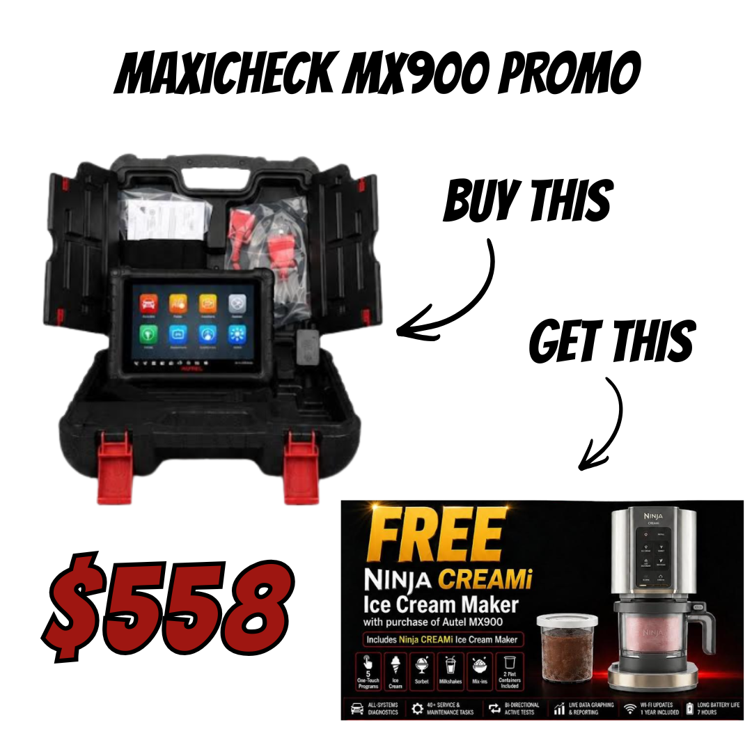 Autel MaxiCOM MX900 — FREE Ninja CREAMi Ice Cream Maker