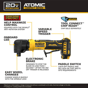 Dewalt 20V MAX ATOMIC Right Angle Die Grinder