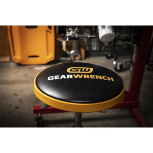 GEARWRENCH 86992 shop stool at a workbench