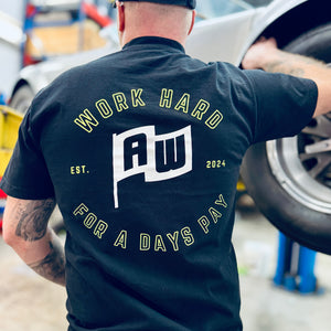 Days Pay Black Pocket T Shirt