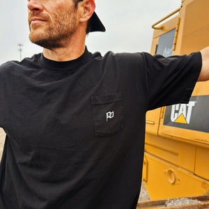 Days Pay Black Pocket T Shirt