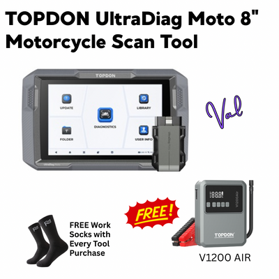 TOPDON UltraDiag Moto 8" Motorcycle Scan Tool