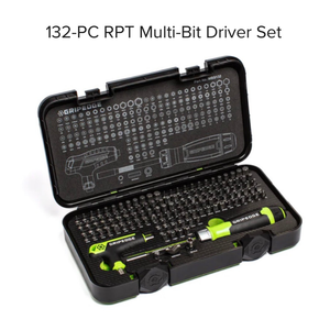 GripEdge Master Hex & Star Driver Set & 132 pc Multi-Bit Set PROMO