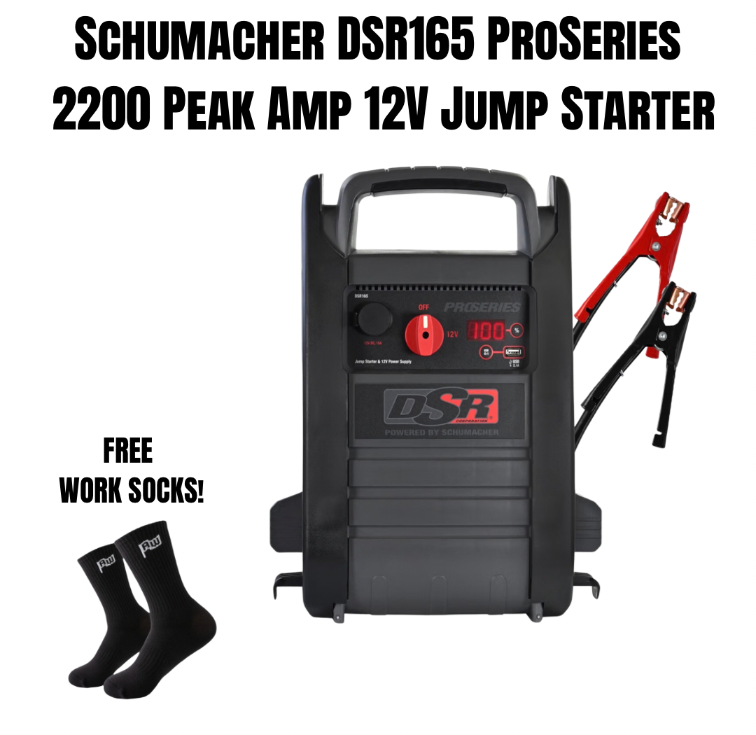 Schumacher DSR165 ProSeries 2200 Peak Amp 12V Jump Starter