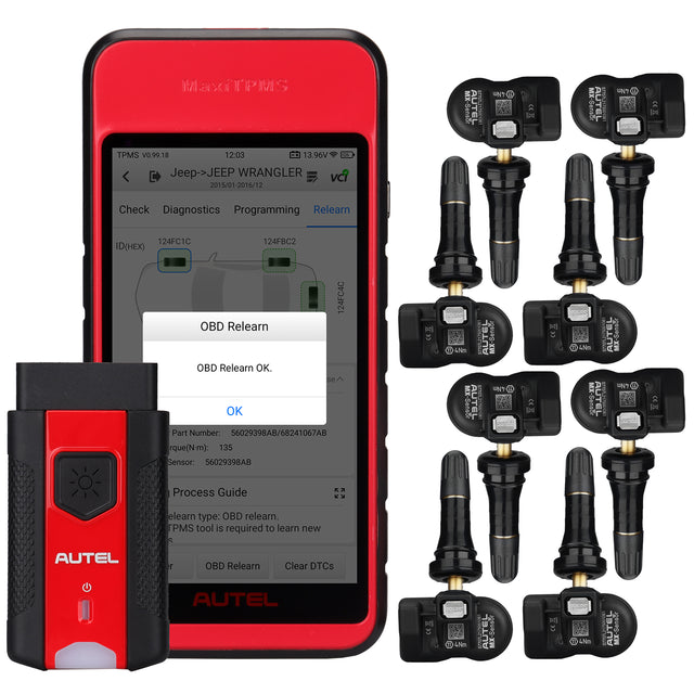 Autel ITS600 MaxiTPMS Tablet Kit with 8 Sensors