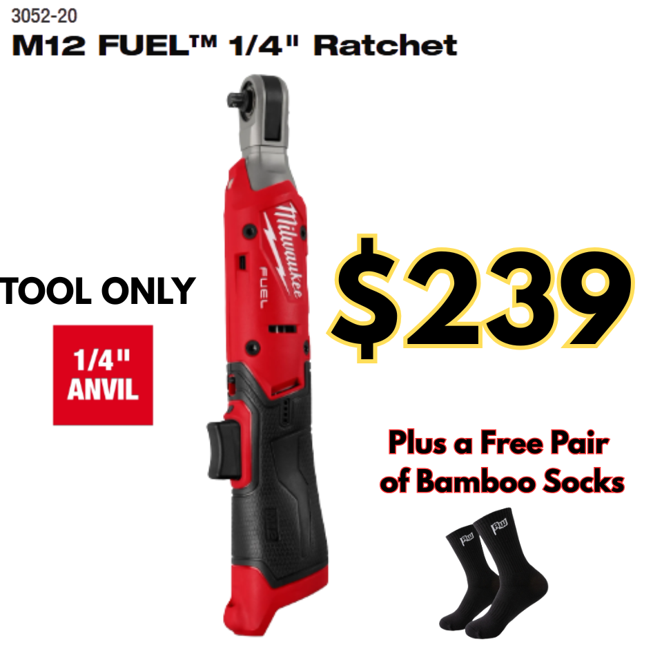 M12 Fuel 1/4" Ratchet