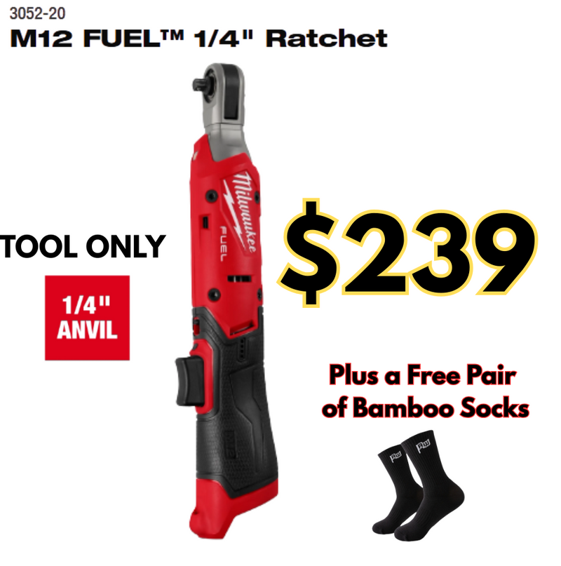 M12 Fuel 1/4" Ratchet