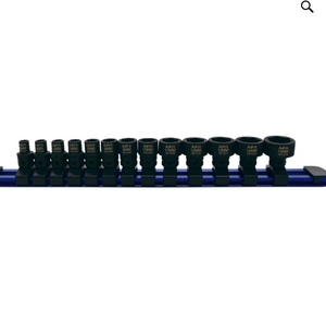 Astro Pneumatic 13-Piece 1/4″ Drive Low Profile Nano Impact Sockets – Metric