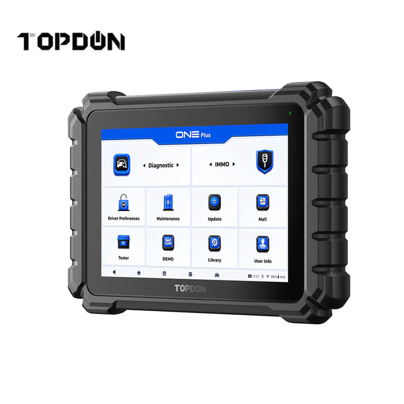 TOPDON TDONEPLUS 10.1" Professional Advanced Automotive Diagnostic Scan Tool with J2534 ECU Programmer