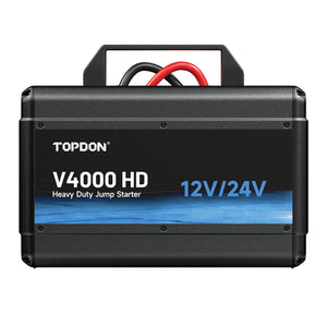 TOPDON V4000 HD One Jump Starter for All Your Heavy-Duty Needs