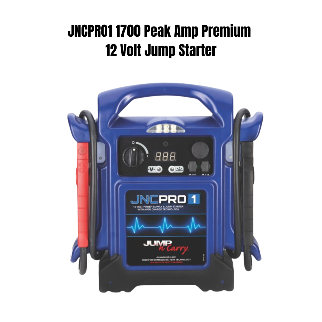 Jump-N-Carry JNCPRO1 1700 Peak Amp 12 Volt Premium Jump Starter