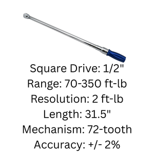 Astro Tools World’s 1st 350ft/lb 1/2″ Drive Torque Wrench