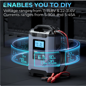 TOPDON Tornado90000 90A 12V/24V Stable Power Supply & Smart Charger