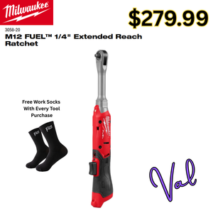 Milwaukee M12 FUEL™ 1/4" Extended Reach Ratchet