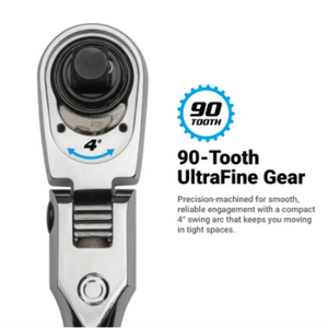 Capri Tools Flex Head+ Ratchet 3 Piece Set