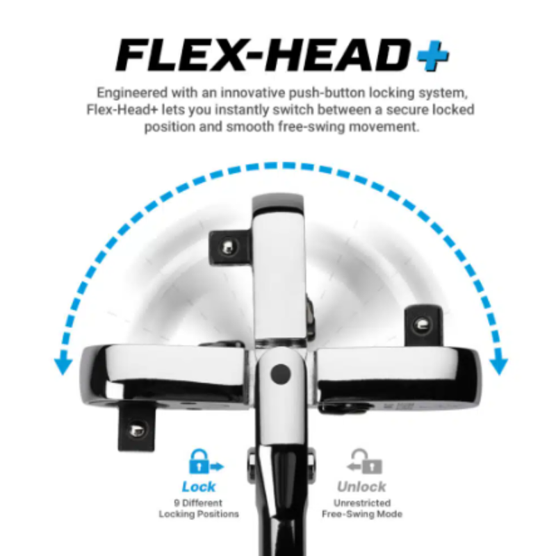 Capri Tools Flex Head+ Ratchet 3 Piece Set