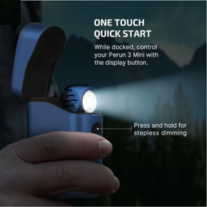 Olight Perun 3 Mini Headlamp & Flashlight with Red and White Light