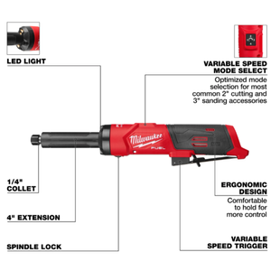 M12 FUEL™ 1/4" Extended Die Grinder