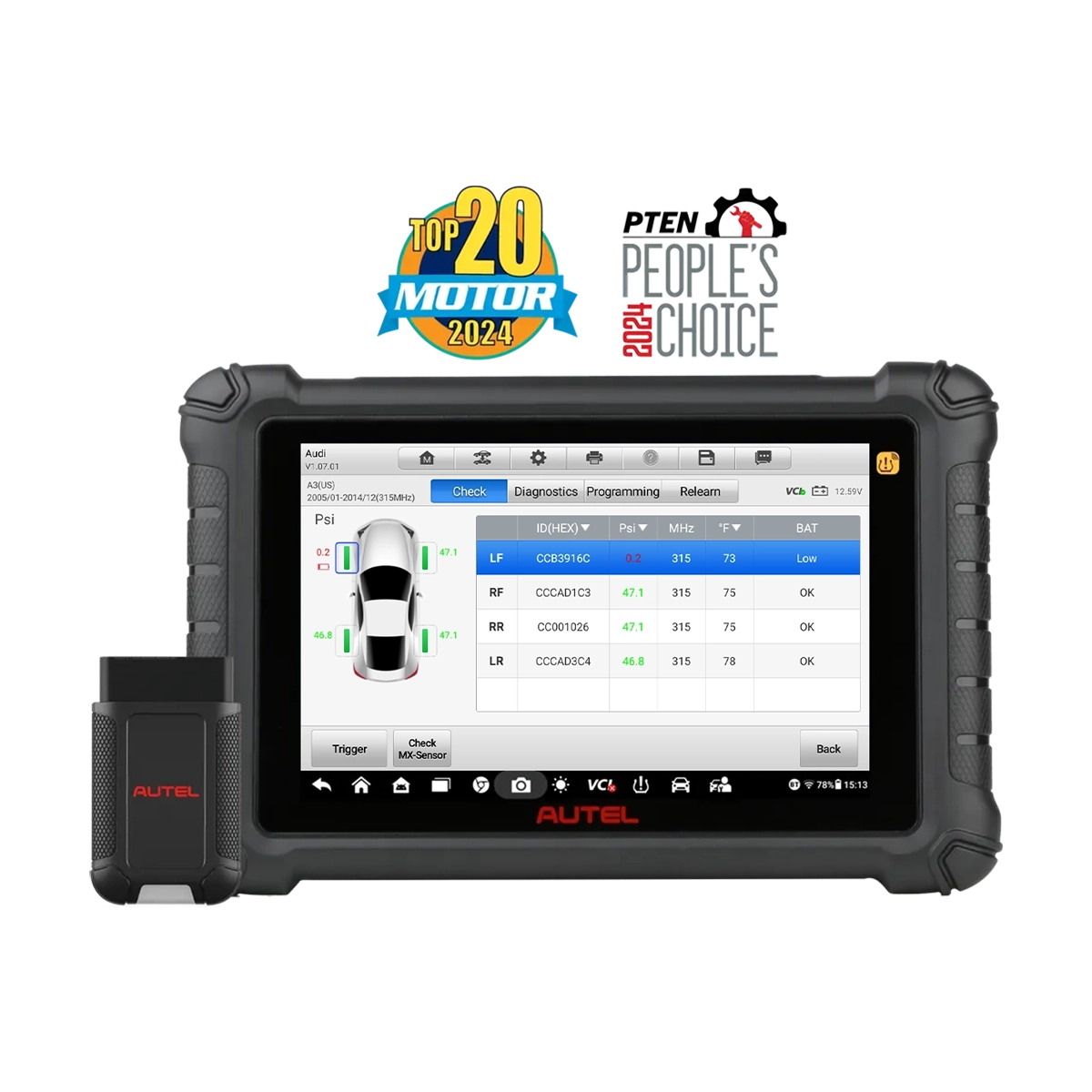 Autel MaxiTPMS TS900 TPMS, Diagnostic & Service Tablet