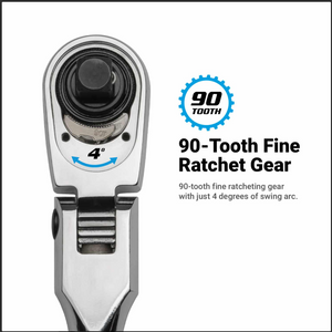 Capri Tools Extra Long Flexhead Ratchet Set