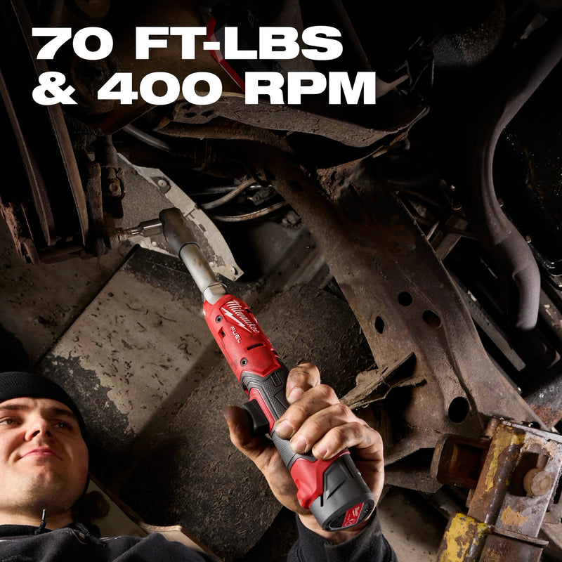 Milwaukee M12 FUEL™ 3/8" Extended Reach Ratchet