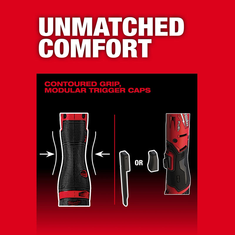 Milwaukee M12 FUEL™ 1/4" Extended Reach Ratchet