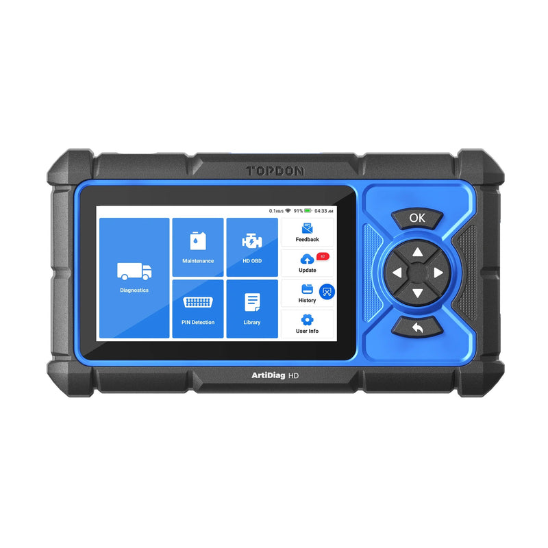 TOPDON ArtiDiag HD 5" Heavy-Duty Scan Tool with Service Functions