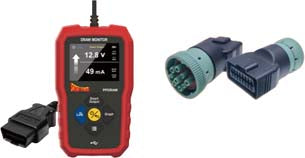 Power Probe Draw Monitor & Heavy-Duty Truck Adapter Kit (PPDRAWKIT02)
