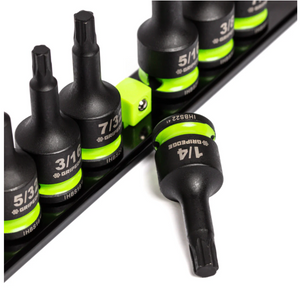 GRIPEDGE RPT Impact Hex Driver Set - 7-Pc 3/8’’ Drive Short SAE Part #IHBS7S
