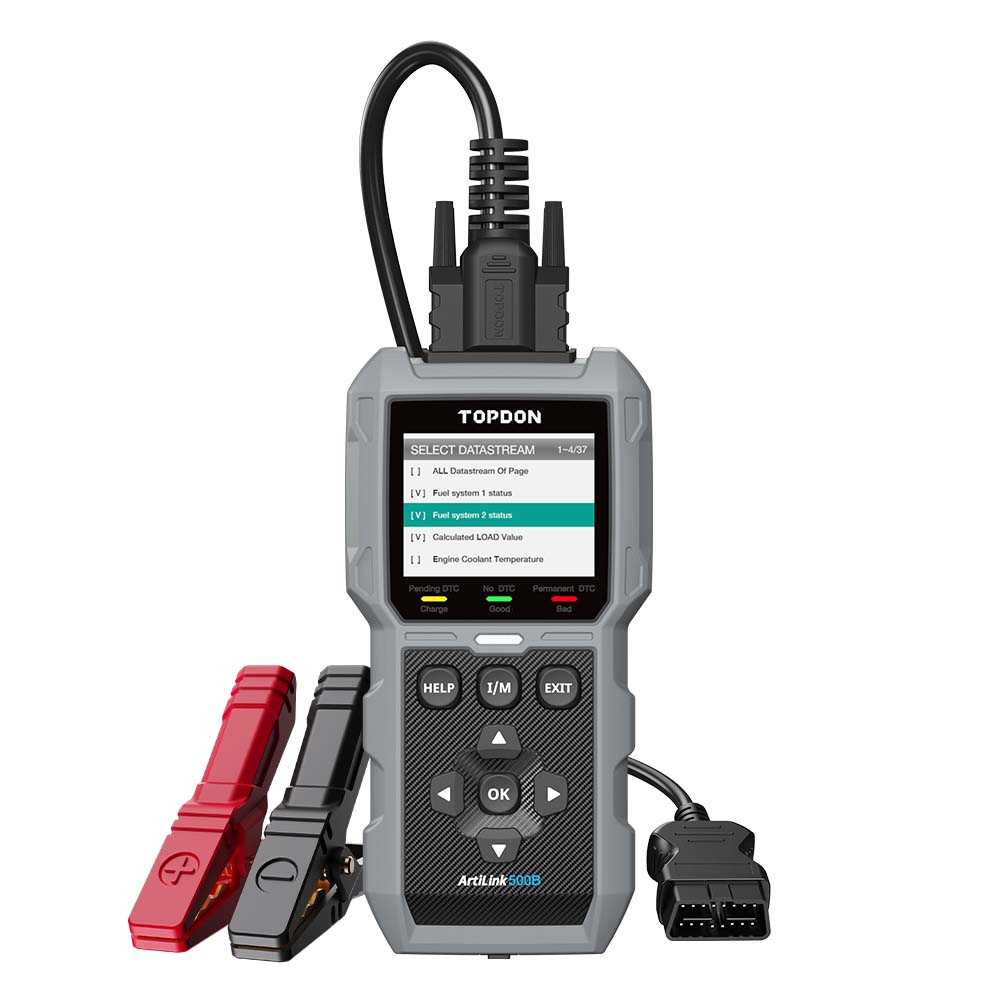 TOPDON ArtiLink500B 2-in-1 OBD2 Code Reader and Battery Tester
