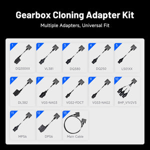 TOPDON Gearbox Cloning Adapter Kit for T-Ninja Box - What's in the kit