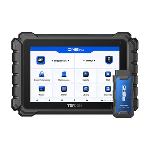TOPDON ONE Plus 10.1-Inch Diagnostic Scan Tool with 1-Year Identifix Direct-Hit